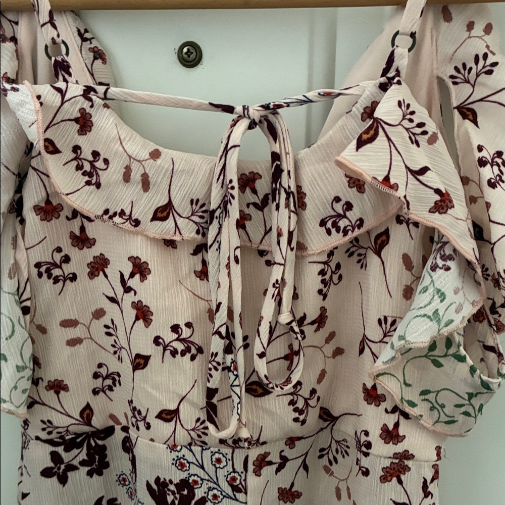 Xhilaration Pink and Purple Floral Maxi Dress - Picture 5 of 6